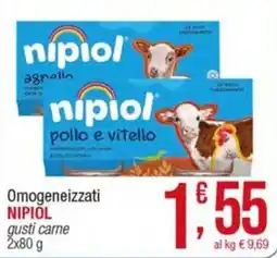 Maxi Sidis Omogeneizzati Nipiol gusti carne offerta