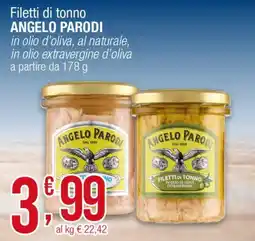 Maxi Sidis Filetti di tonno Angelo Parodi offerta