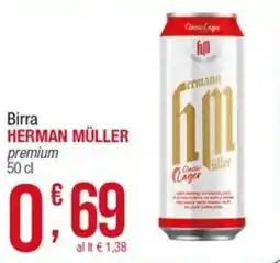 Maxi Sidis Birra Herman Müller premium offerta