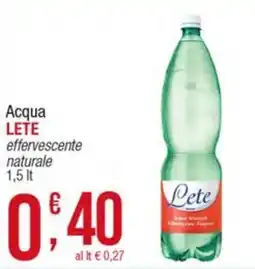 Maxi Sidis Acqua Lete effervescente naturale offerta