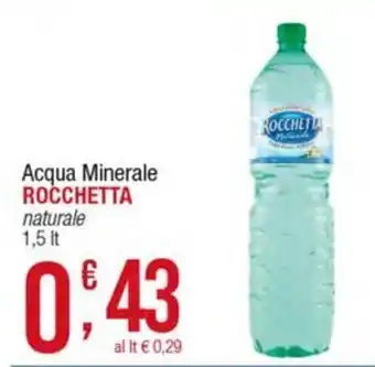 Acqua Minerale Rocchetta naturale