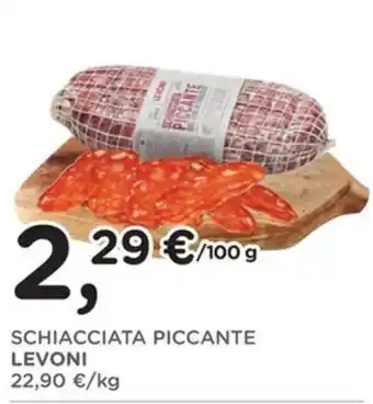 Schiacciata piccante Levoni