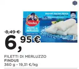 Orvea Filetti di merluzzo Findus offerta