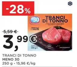 Orvea Tranci di tonno meno 30 offerta