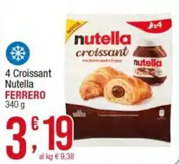 Maxi Sidis Croissant Nutella Ferrero offerta