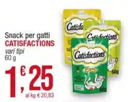 Maxi Sidis Snack per gatti Catisfactions offerta
