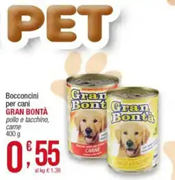 Maxi Sidis Bocconcini per cani Gran Bontà offerta