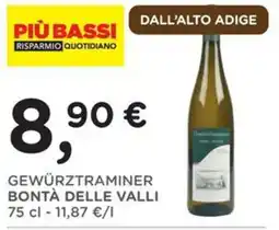 Orvea Gewürztraminer Bontà delle Valli offerta