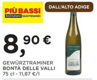 Gewürztraminer Bontà delle Valli
