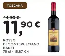 Orvea Rosso di Montepulciano Banfi offerta