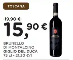 Orvea Brunello di Montalcino Giglio del Duca offerta