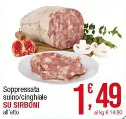 Maxi Sidis Soppressata suino/cinghiale Su Sirboni offerta