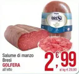 Maxi Sidis Salume di manzo Bresì offerta