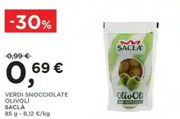 Orvea Verdi snocciolate olivoli Saclà offerta