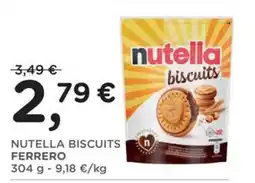 Orvea Nutella biscuits Ferrero offerta