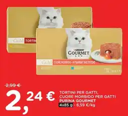 Orvea Tortini per gatti, cuore morbido per gatti Purina Gourmet offerta