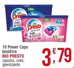 Maxi Sidis Power Caps lavatrice BIO PRESTO classico, color, igienizzante offerta