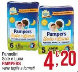 Maxi Sidis Pannolini Sole e Luna Pampers offerta