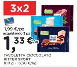 Orvea Tavoletta cioccolato Ritter Sport offerta