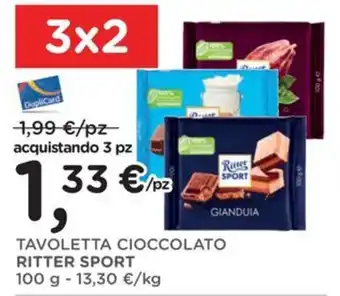 Tavoletta cioccolato Ritter Sport