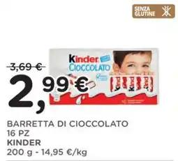 Orvea Barretta di cioccolato Kinder offerta