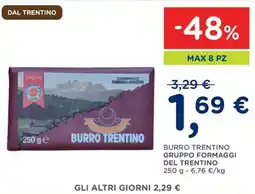 Orvea Burro Trentino Gruppo Formaggi del Trentino offerta
