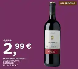 Orvea Teroldego vigneti delle Dolomiti Concilio offerta
