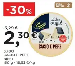 Orvea Sugo cacio e pepe Biffi offerta