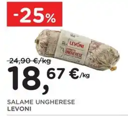 Orvea Salame ungherese Levoni offerta