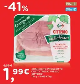 Orvea Grangusto Prosciutto Cotto Taglio Fresco Citterio offerta