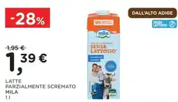 Orvea Latte parzialmente scremato Mila offerta