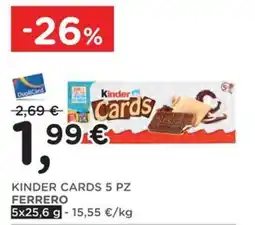 Orvea Kinder Cards Ferrero offerta