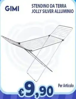 Opportunity Shop Stendino da terra Jolly Silver alluminio offerta
