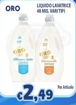Opportunity Shop Liquido lavatrice ORO offerta