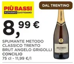 Orvea Spumante metodo classico trento brut angelo grigolli concilio offerta