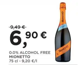 Orvea Mionetto 0.0% alcohol free offerta