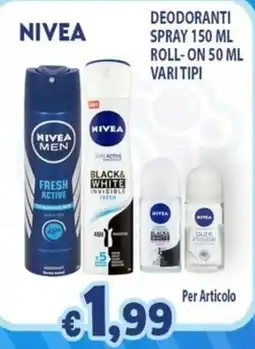 Opportunity Shop Nivea deodoranti offerta