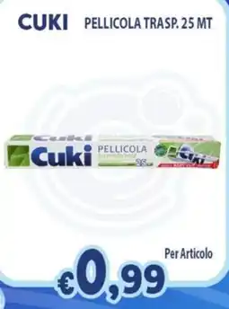 Opportunity Shop Cuki pellicola offerta