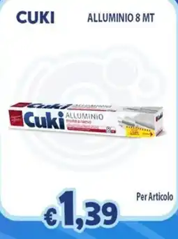 Opportunity Shop Cuki alluminio offerta