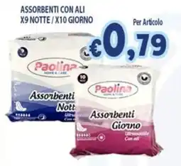 Opportunity Shop Assorbenti Paolina offerta