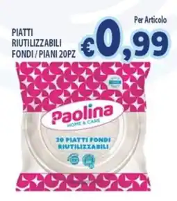Opportunity Shop Piatti riutilizzabili Paolina offerta