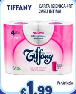 Opportunity Shop Carta igienica Tiffany 2 veli intima offerta