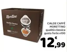 Conad Margherita Cialde caffé Morettino qualità classica gusto forte offerta