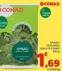 Conad City Spinaci Percorso Qualità Conad offerta