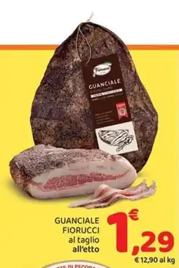 Conad City Guanciale Fiorucci offerta