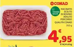 Conad City Macinato scelto di bovino adulto offerta