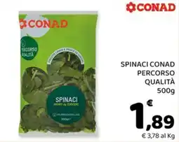 Conad Margherita Spinaci Conad Percorso Qualità offerta