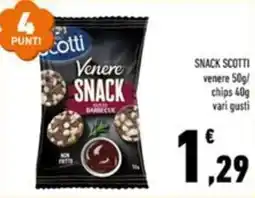 Conad Margherita Snack Scotti Venere offerta
