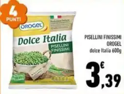 Conad Margherita Pisellini finissimi Orogel dolce Italia offerta