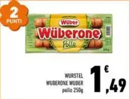 Conad Margherita Würberone pollo offerta